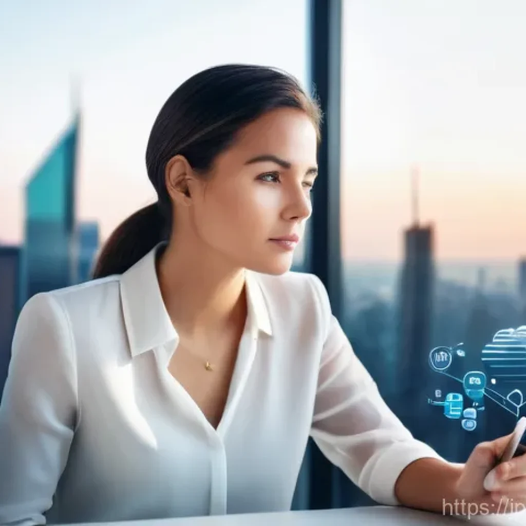 소셜미디어 모니터링 - Discovering the Golden Thread of Customer Insight**

**Prompt:** A focused professional woman, in he...